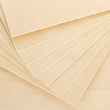ABuff 20 Pack Basswood Sheets 1/16, 8 x 12 Inch Thin Craft Plywood Wood Sheets, Unfinished Plywood Board Thin Wood Board Sheets for Crafts, Model ABuff