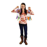 Colorations DIY Make Your Own Dream Catcher Arts and Crafts Kit Includes Rings, Beads, Feathers, Yarn Instructions Colorations