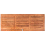 Safavieh PAT7038A Outdoor Collection Elina Teak 47.2" Cushion Deck Box, Natural Safavieh