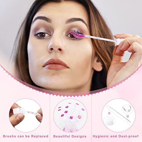 Lormay 7 Pcs Silicone Makeup Brush Applicator Kit for Cream or Liquid Face Care, Lip Care, Eyeliner, Eyebrow, Eye Shadow, and UV Resin Epoxy Art