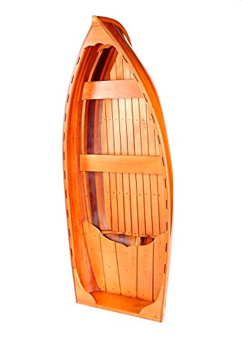 Wooden Boat USA K197 Whitehall Dinghy Display, 5', Brown Wooden Boat USA