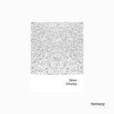 Hemway Polyurethane & Epoxy Resin Glitter 100g / 3.5oz Metallic Crystal Flake Additive for Flooring Jewelry Tumblers Glass Pigment - Chunky (1/40" Hemway