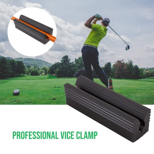 Wedge Guys Rubber Vise Clamp for Golf Club Repair Regripping Reshafting Refinishing Custom Refurbishment & Replacement – Snugly Protects All Golf Wedge Guys