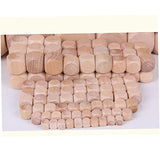 HEALEEP Blank Dice Toy 12pcs Block Toys Crafts for Classroom Creative Wood Foam Wood Blank Toy Blank Wooden Wood Blocks Wooden playset Natural Wood HEALEEP