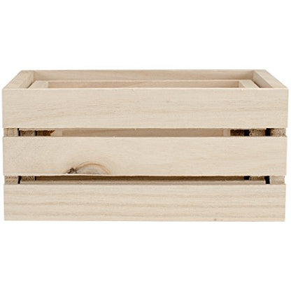 Mini Multicraft Imports WS920 Wood Craft Crate Caddy Set (3 / Pack)