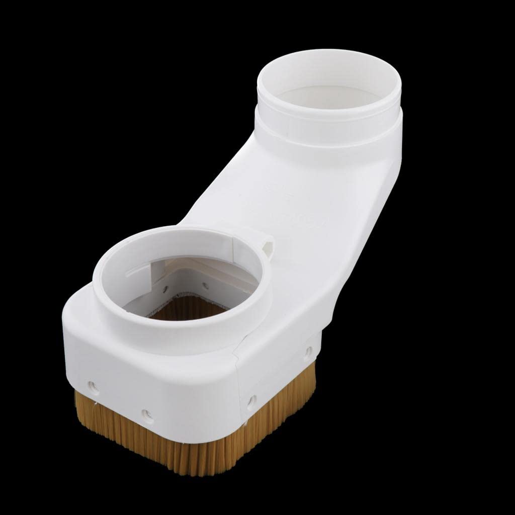 Almencla White Beige Spindle Dust Shoe Boot Cover Cleaner for CNC Routers Engraving Milling Machine Accessories, for 70mm Spindle Almencla