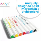 Ooly Vivid Pop! [Set of 8] Super Bright Water Based Paint Markers - Erases off Whiteboards, Windows, Mirrors- For Kids, School Supplies, Art Ooly