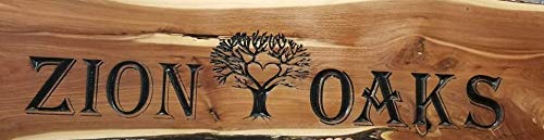 Personalized Custom wood Family Name Sign, Handmade CARVED Cedar Sign, Last name Wedding Gift rustic Established house warming personalized sign WoodArtSupply