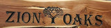 Personalized Custom wood Family Name Sign, Handmade CARVED Cedar Sign, Last name Wedding Gift rustic Established house warming personalized sign WoodArtSupply