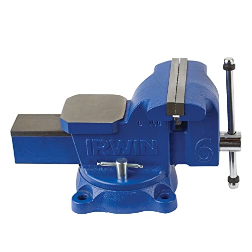 IRWIN Bench Vise, Heavy-Duty, 5-inch (226305ZR) - WoodArtSupply