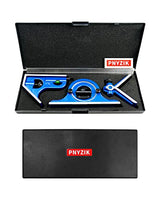 4PCS 12 Inch Combination Square Ruler Set Protractor Satin, 4-R Graduation, Ideal for Woodworking Metalworking Cabinets Joinery Steel Iron Case PNYZIK