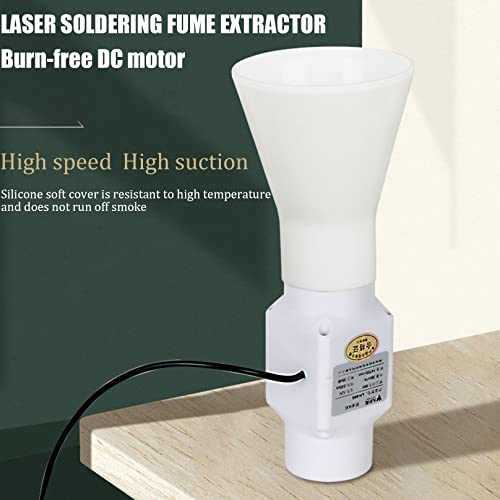 2 Inch Antidious Fume Extractor with Speed Controller & 20 Feet of Ducting 18W Inline Exhaust Fan Smoke Soldering DIY Fan for Soldering Work Laser DAYDAY helper