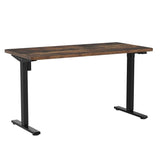 FLEXISPOT 55 x 28 Inches Electric Stand Up Desk Workstation, Whole-Piece Desk Board Home Office Computer Standing Table Height Adjustable Desk (Black FLEXISPOT