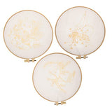 VILLCASE 3 Sets Embroidery Material Pack Punch Needle Embroidery Kits Beginner Embroidery kit Unfinished Stitchwork Art Craft kit for Kids Handy VILLCASE