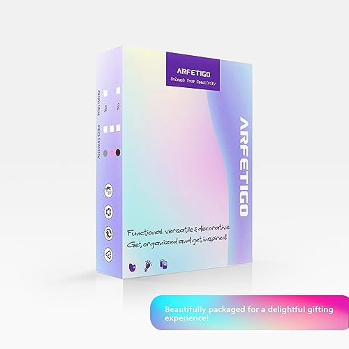 ARFETIGO 6 Layer Acrylic Paint Organizer&Paint Brush Holder Snap-on Design Easy Assembly Paint Storage Rack for Acrylic Craft Hobby Miniature Model ARFETIGO