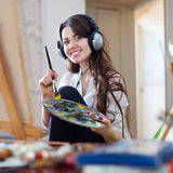 6 Pcs Mop Brush for Acrylic Painting 1 Inch Blending Brush Paint Brushes for Acrylic Painting Oval Mop Acrylic Brush with Wooden Handle for Face and Sliverdew