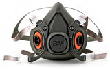 3M Half Facepiece Reusable Respirator 6300, Gases, Vapors, Dust, Paint, Cleaning, Grinding, Sawing, Sanding, Welding, Large 3M Personal Protective Equipment