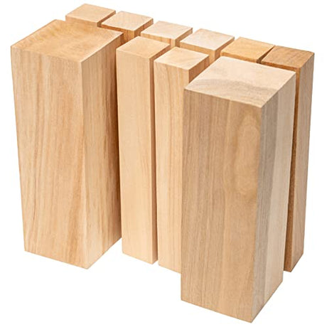 BeaverCraft BW10 Alder Wood Carving Blocks Wood for Whittling Carving Wood Blocks Whittling Wood Wooden Blocks for Crafts Wood Carving Wood Blank BeaverCraft