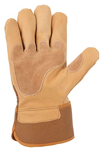 Carhartt Men's System 5 Work Glove with Safety Cuff, Brown, 2X-Large (Pack of 1) - WoodArtSupply