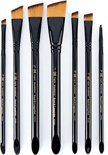 Majestic Angular Brush Set, 7/Pkg - WoodArtSupply