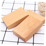 COHEALI 4pcs Carved Wood Block Toy Unfinished Wood Cubes Wood Whittling Kit Basswood Carving Blocks Unfinished Wood Blocks Kid Blocks Kid Craft Small COHEALI