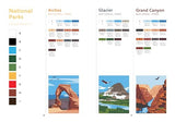 Paint by Number Kit National Parks: Capture America's Most Beautiful Places! Kit Includes: 5 Paint by Number Canvases, 10 paint colors, Paintbrush, WoodArtSupply
