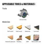 EZee Circular Saw Blades 7-1/4 Inch 24 Tooth Carbide-Tipped TCT ATB Fine Finish 7 1/4 Circular Saw Blade for Wood Cutting with 5/8"Arbor Thin Kerf EZee
