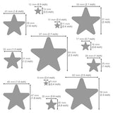 Aleks Melnyk #206 Metal Stencil for Jewelry, Shape Earring Star Cutouts Stencil, Lapidary Template for Cabochons, Jewelry Making Templates, - WoodArtSupply