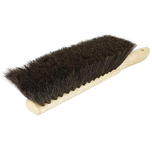 Weiler 44003 Horsehair Counter Duster with Wood Handle, Horsehair Fill, 2-1/2" Head Width, 8" Overall Length, Natural Weiler