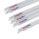 WORKPRO 32-Piece Reciprocating Saw Blade Set - Metal/Woodcutting Saw Blades, Pruner Saw Blades with Organizer Pouch WORKPRO