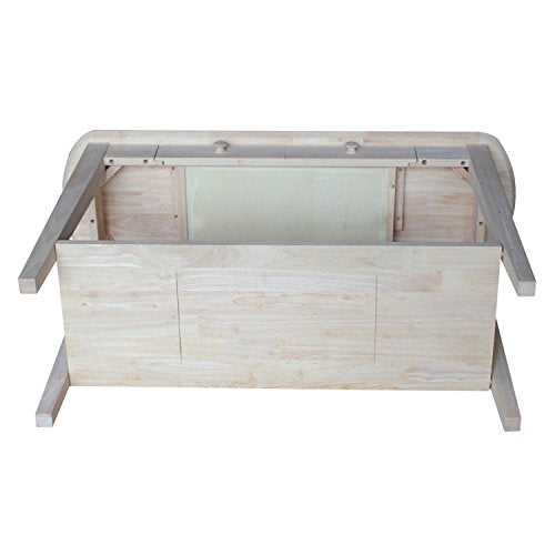 International Concepts Phillips Oval Sofa Table, Unfinished IC International Concepts