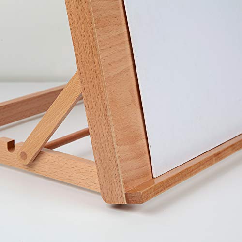 Falling in Art 5-Position Wood Drafting Table Easel Drawing and Sketching Board, 16 1/2 Inches by 12 1/8 Inches - WoodArtSupply