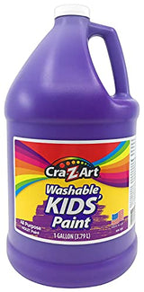 Cra-Z-Art Washable Kids Paint, Purple, 1 Gal Bottle Cra-Z-Art