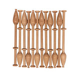 Bobbin Lace Bobbins Mechlin Style Sets of 12, 24, 50, Lacemaking Bobbins. 4.25" Inches Long. Crafted from Natural Hardwood. Bobbin Lace Online Lace Bobbin Lace Online