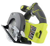 Ryobi One P505 18V Lithium Ion Cordless 5 1/2" 4,700 RPM Circular Saw (Battery Not Included, Power Tool Only), Green RYOBI