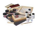 Speedball Intermediate Deluxe Kit for Silk Screen Printing, Includes Frame Base, Ink, Squeegee, Photo Emulsion Speedball