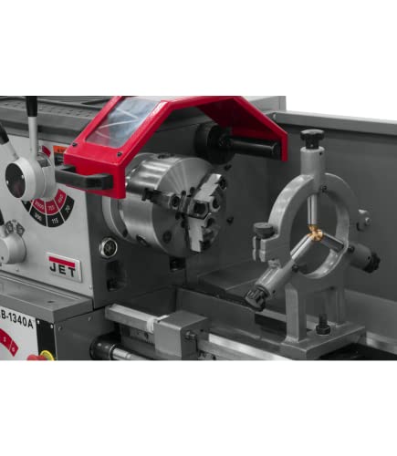 JET GHB-1340A, 13" x 40" Geared Head Bench Lathe with Taper Attachment, 2HP, 1Ph 230V (321119) - WoodArtSupply