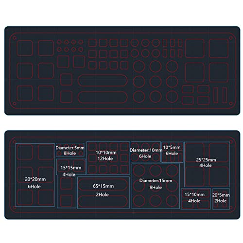 FPVERA Screwdriver Storage Rack Screwdriver Organizers for Hex Cross Screw Driver RC Tools Kit Organizers 63 Hole - WoodArtSupply