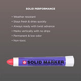 SAKURA Solid Paint Markers - Permanent Marker Paint Pens - Window, Wood, & Glass Marker - Red Paint - 1 Pack SAKURA