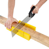 GreatNeck BSB14 12 Inch Mitre Box With 14 Inch Back Saw, Reinforced Steel Back Saw for Accurate Cutting, Receptacle Box Saw With Degree Cutting Guide Great Neck