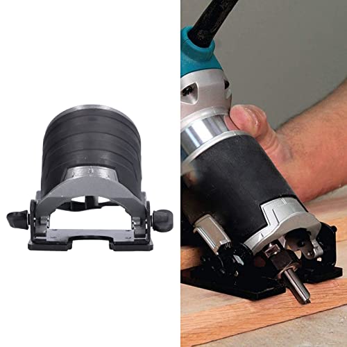 Wood Router Trimmer with Trimmer Base, Tilt Base & Plunge Base - Compact Palm Router Woodworking Kit Multifunctional Electric Hand Laminate Trimmer Atyhao