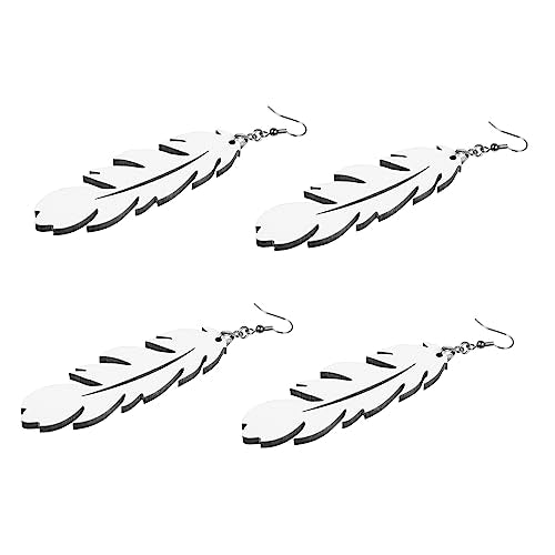 Anneome 5 Pairs Sublimation Earrings Bracelet Blanks for Jewelry Making Earring Blanks for Sublimation Printing Earring Hooks Teardrop Earrings DIY - WoodArtSupply