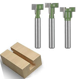 TOTOWOOD Keyhole Router Bits Set, 1/4" Shank Router Bit Set ，6 pcs Router Bit Set 1/4 & 5/16 & 3/8 & 9/16 & 1/2 & 5/8 Inch Blade Diameter Totowood