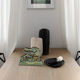 3D Wooden Crocodile Wall Sculpture by CmayAlgc – Rustic Animal Craft for Home and Office Decoration CmayAlgc