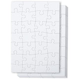 Mr. Pen- Blank Puzzle, 8 Pack, 28 Pieces/Pack, 5.5 x 8.1 Inches, White, Blank Puzzles to Draw on, White Puzzle, All White Puzzle, Blank Puzzle Pieces Mr. Pen
