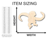 Unfinished Wood Goofy Monkey Shape - Craft - up to 36" DIY 10" / 3/4" 24 Hour Crafts