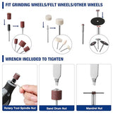 WORKPRO 476PCS Rotary Tool Accessories Kit, Rotary Tool Bits for Easy Cutting, Sanding, Grinding, Carving, Polishing, Drilling and Engraving WORKPRO