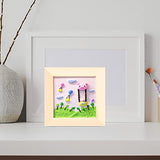 TOYANDONA 6Pcs DIY Wooden Picture Frames, 4. 7x4. 7 inch Unfinished Picture Frames Wood Photo Frames for Kids Adults Arts Crafts DIY Painting TOYANDONA