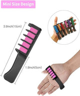 New Hair Chalk Comb Temporary Hair Color Dye for Girls Kids, Washable Hair Chalk for Girls Age 4 5 6 7 8 9 10-12 Birthday Christmas Cosplay Hair DIY MSDADA