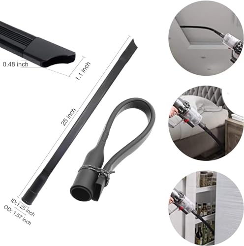 15 Pcs Universal Vacuum Attachments & Brushes for Shop Vac Accessories - 2 1/2" to 1 1/4" Hose Adapter for Shop Vac, 1 7/8" to 1" Vacuum Hose IN VACUUM